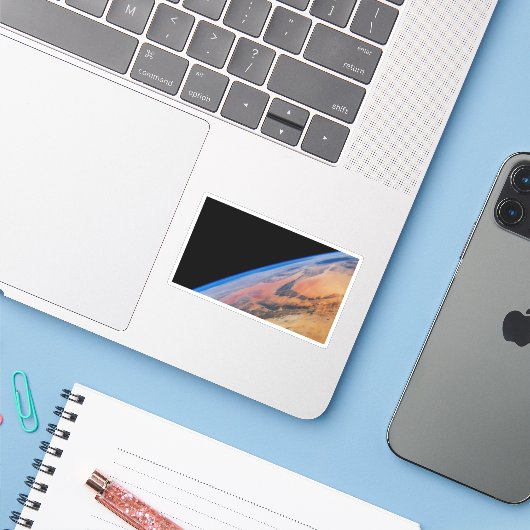 北アフリカと広大なリビア砂漠。 シール (ノートパソコンとiPhone)