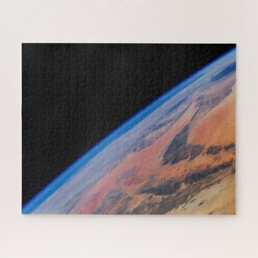 北アフリカと広大なリビア砂漠。 ジグソーパズル (横)