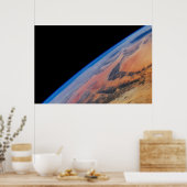 北アフリカと広大なリビア砂漠。 ポスター (キッチン)