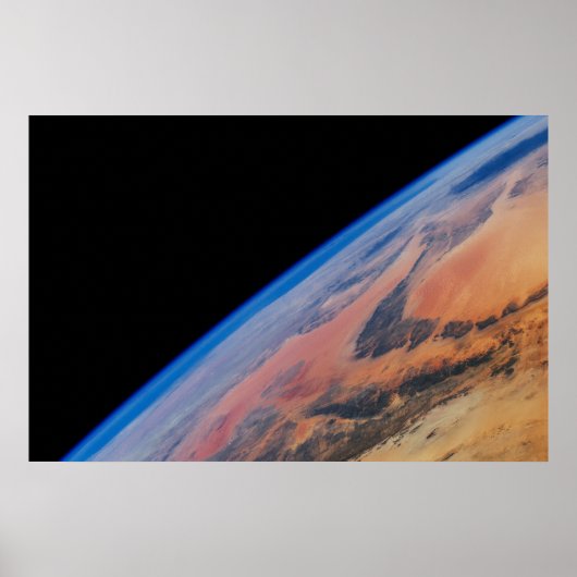 北アフリカと広大なリビア砂漠。 ポスター (正面)