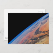 北アフリカと広大なリビア砂漠。 ポストカード (正面/裏面)