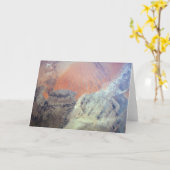 北アフリカのアルジェリアのサハラ砂漠。 カード (黄色い花)