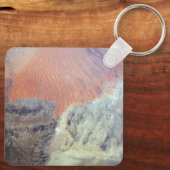 北アフリカのアルジェリアのサハラ砂漠。 キーホルダー (裏面)