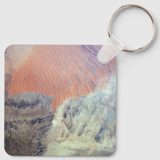 北アフリカのアルジェリアのサハラ砂漠。 キーホルダー (裏面)