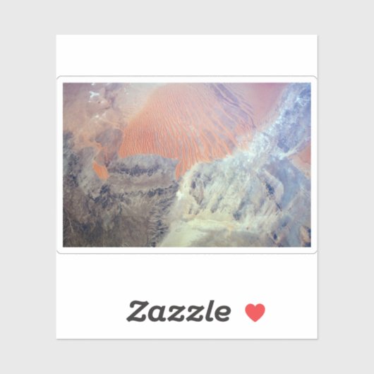 北アフリカのアルジェリアのサハラ砂漠。 シール (シート)