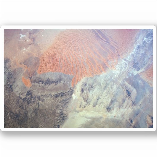 北アフリカのアルジェリアのサハラ砂漠。 シール (正面)