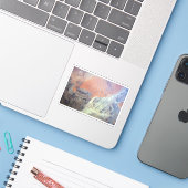 北アフリカのアルジェリアのサハラ砂漠。 シール (ノートパソコンとiPhone)