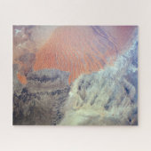 北アフリカのアルジェリアのサハラ砂漠。 ジグソーパズル (横)