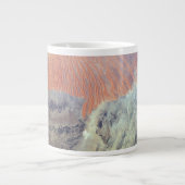 北アフリカのアルジェリアのサハラ砂漠。 ジャンボコーヒーマグカップ (正面)