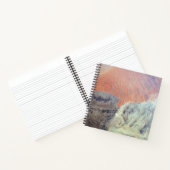 北アフリカのアルジェリアのサハラ砂漠。 ノートブック (内部)