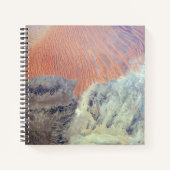 北アフリカのアルジェリアのサハラ砂漠。 ノートブック (正面)