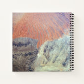 北アフリカのアルジェリアのサハラ砂漠。 ノートブック (裏面)