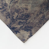 北アフリカのアルジェリアのサハラ砂漠。 フリースブランケット (角)