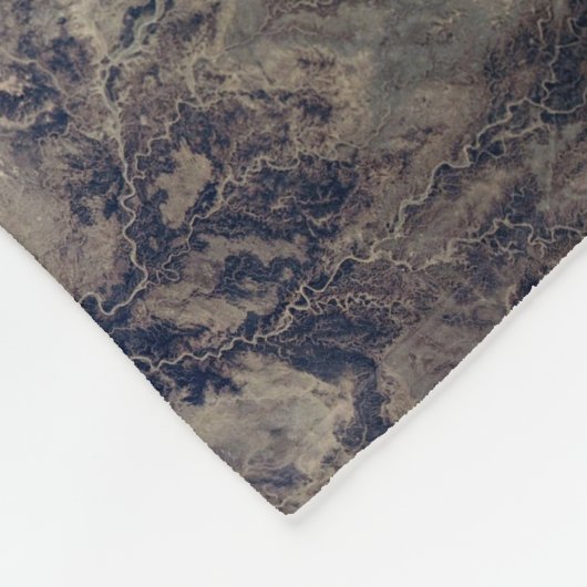 北アフリカのアルジェリアのサハラ砂漠。 フリースブランケット (角)