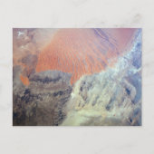 北アフリカのアルジェリアのサハラ砂漠。 ポストカード (正面)