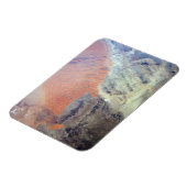 北アフリカのアルジェリアのサハラ砂漠。 マグネット (左側)