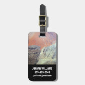 北アフリカのアルジェリアのサハラ砂漠。 ラゲッジタグ (正面縦)