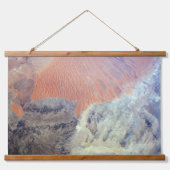 北アフリカのアルジェリアのサハラ砂漠。 吊り下げ型タペストリー (正面)