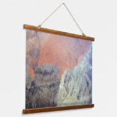 北アフリカのアルジェリアのサハラ砂漠。 吊り下げ型タペストリー (傾斜あり)