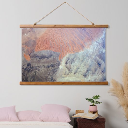 北アフリカのアルジェリアのサハラ砂漠。 吊り下げ型タペストリー (寝室)