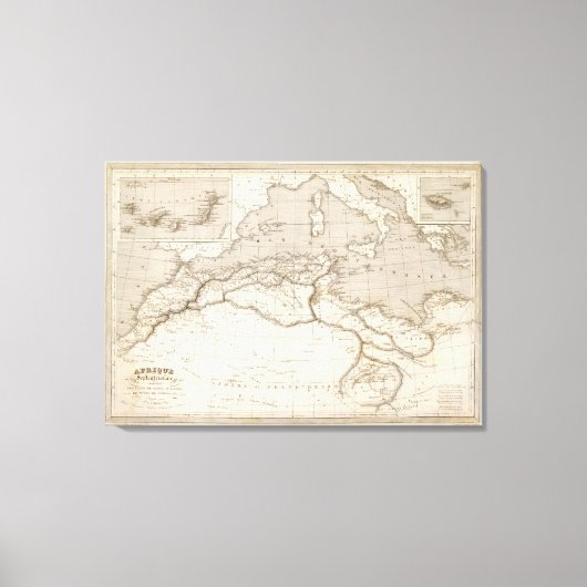 北アフリカ2 キャンバスプリント (正面)