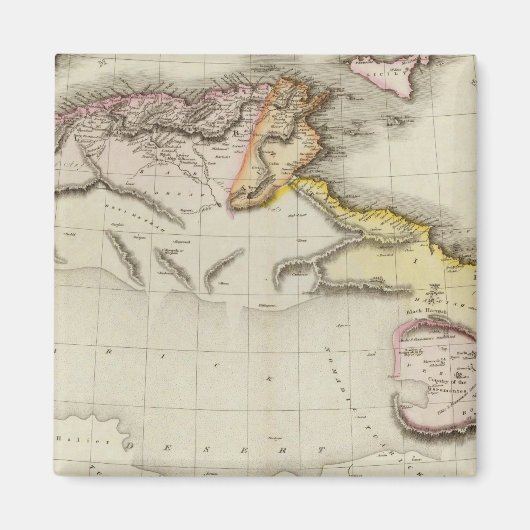 北アフリカ2 マグネット (正面)