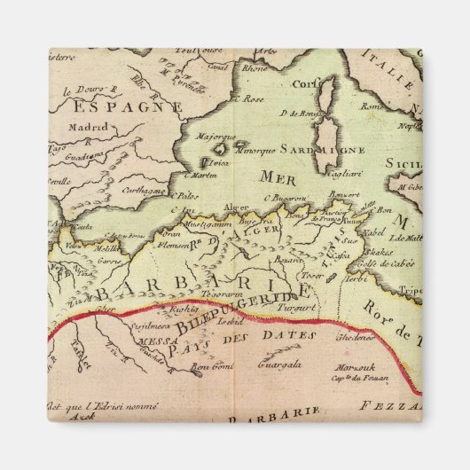 北アフリカ2 マグネット (正面)