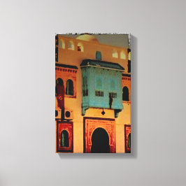 北アフリカ，チュニジア，戸口 キャンバスプリント