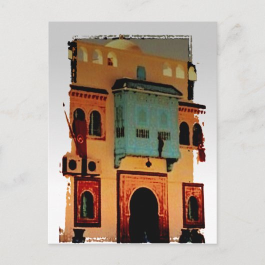 北アフリカ,チュニジア,戸口 ポストカード (正面)