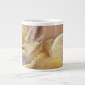 北アフリカ フェネック (Fennecus zerda) ジャンボコーヒーマグカップ (正面)