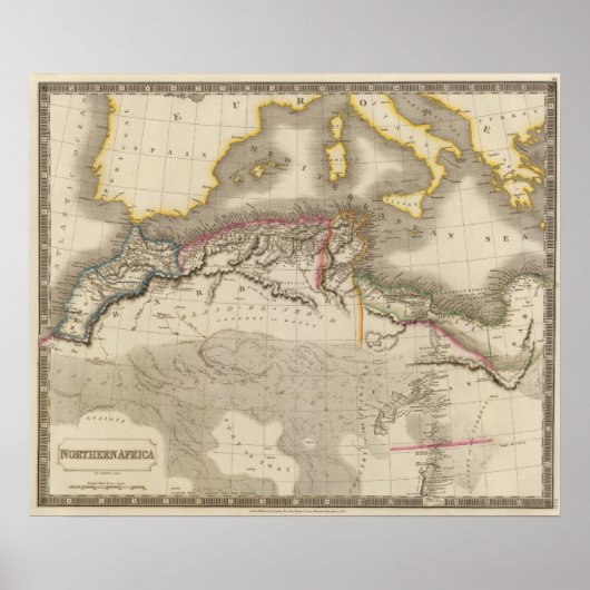 北アフリカ ポスター (正面)