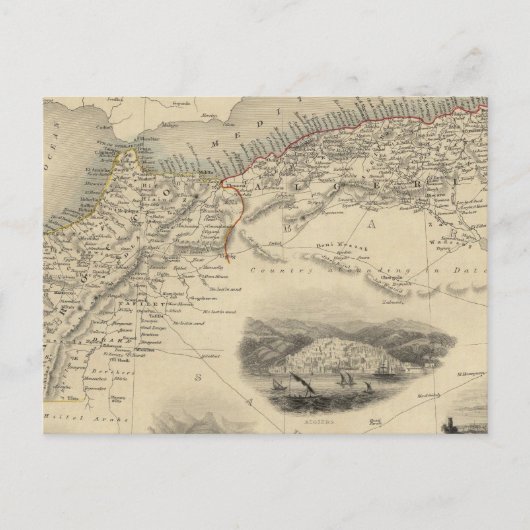 北アフリカ ポストカード (正面)