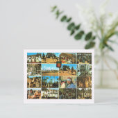 北アフリカ、モロッコ、マラケシュ、マルチビュー ポストカード (スタンド正面)