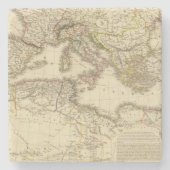 北アフリカ、地中海 ストーンコースター (正面)