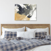 北アフリ吹カ沿岸の砂塵が舞い上がる キャンバスプリント (インサイチュ (寝室))