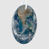 北アメリカとメキシコを示す完全な地球。 オーナメント (正面)