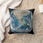 北アメリカとメキシコを示す完全な地球。 クッション (ブランケット)