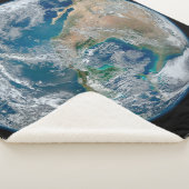 北アメリカとメキシコを示す完全な地球。 シェルパブランケット (3/4)