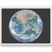 北アメリカとメキシコを示す完全な地球。 シール (正面)