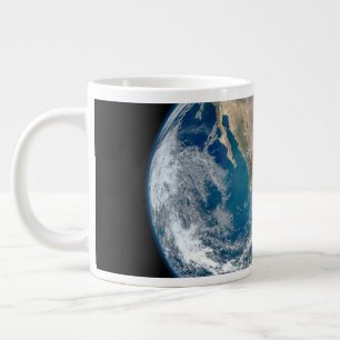 北アメリカとメキシコを示す完全な地球。 ジャンボコーヒーマグカップ