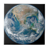 北アメリカとメキシコを示す完全な地球。 タイル (正面)