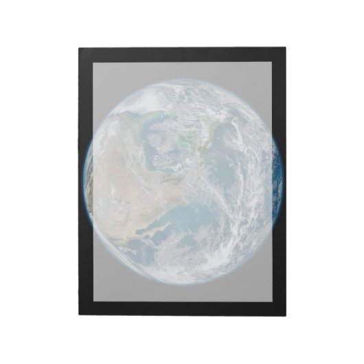 北アメリカとメキシコを示す完全な地球。 ノートパッド (回転)