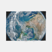 北アメリカとメキシコを示す完全な地球。 フリースブランケット (正面(横))