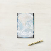 北アメリカとメキシコを示す完全な地球。 ポストイット (デスク上)