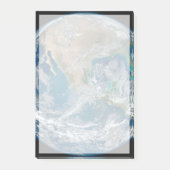 北アメリカとメキシコを示す完全な地球。 ポストイット (正面)