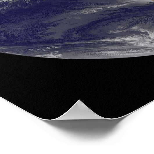 北アメリカと南アメリカを示す全地球2 ポスター (角)