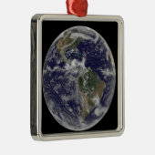 北アメリカと南アメリカを示す全地球3 メタルオーナメント (右)