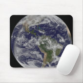 北アメリカと南アメリカを示す全地球4 マウスパッド (マウス)
