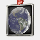 北アメリカと南アメリカを示す全地球7 メタルオーナメント (左)