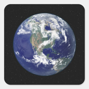 北アメリカに集中する十分につけられた地球 スクエアシール
